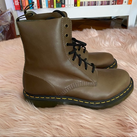 Dr. Martens | Shoes | Dr Martens 46 Pascal Olive Green Lace Up Boots |  Poshmark